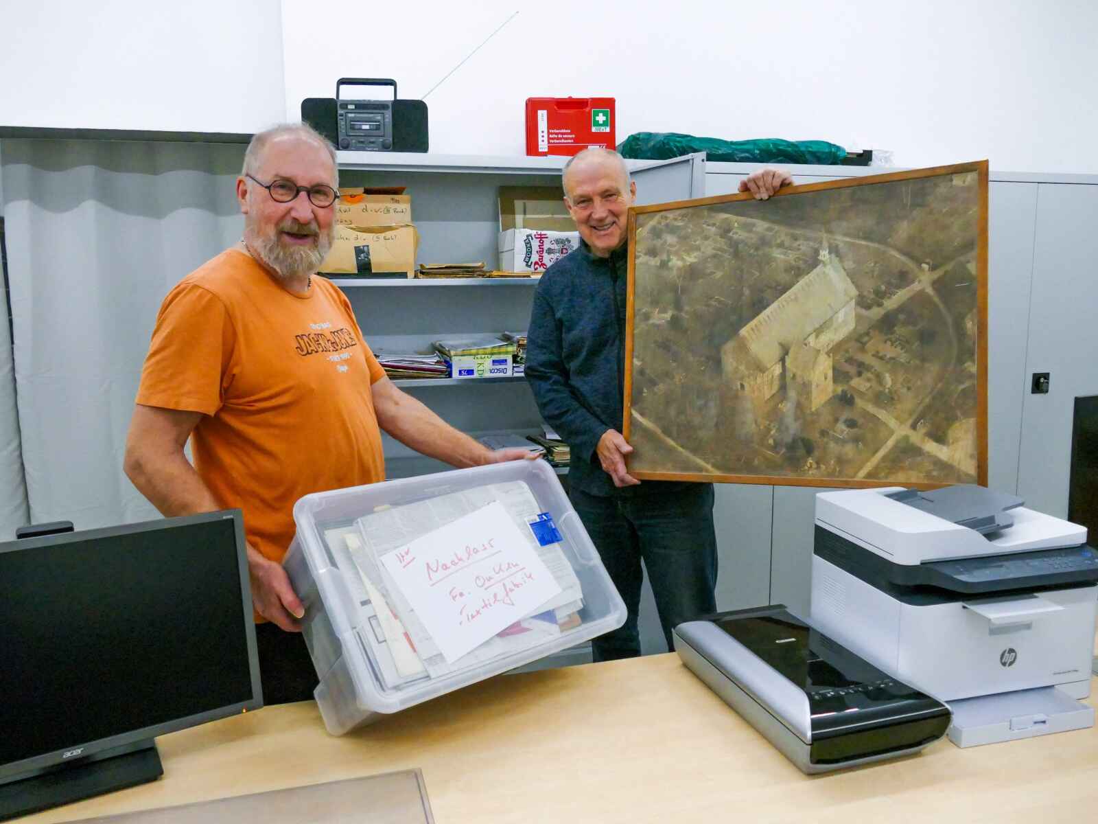 Archivarbeit im Heimathuus &ndash; etliche Sch&auml;tze warten darauf, sortiert und gesichert zu werden